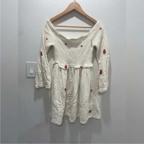 Free people counting daisies smoched mini dress - Picture 3 of 4